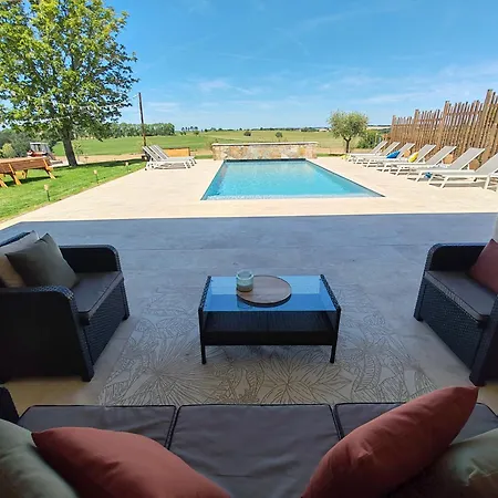 Domaine De Vizols-gite 4 Etoiles Piscine 15p Prázdninový dům Garrigues (Tarn)