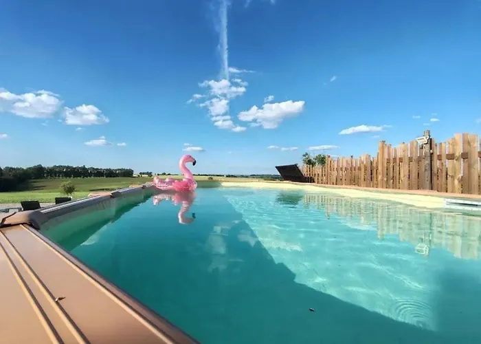 Domaine De Vizols-gite 4 Etoiles Piscine 15p 펜션 Garrigues (Tarn)